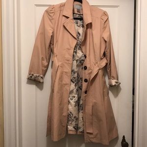 H&M pink trench coat